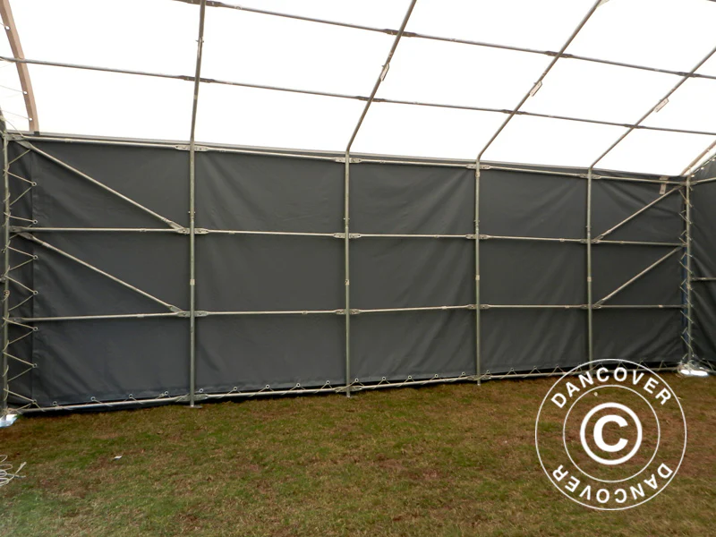 Telthall Titanium 8x9x3x5m, Hvit/Grå - Image 18