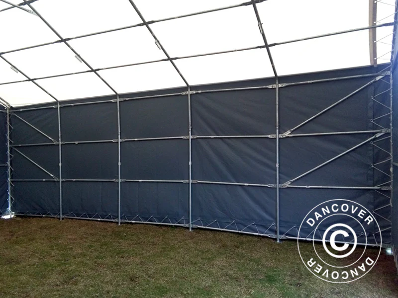 Telthall Titanium 8x9x3x5m, Hvit/Grå - Image 20