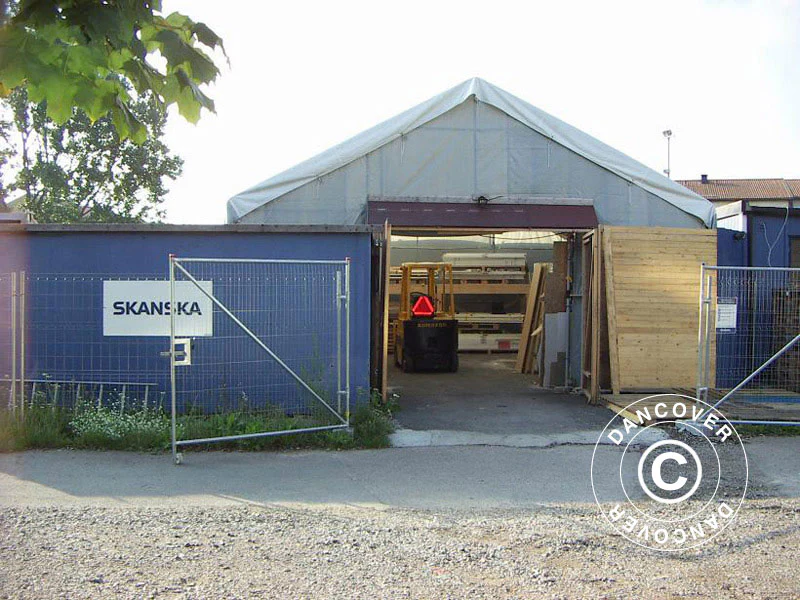 Telthall Titanium 8x9x3x5m, Hvit/Grå - Image 24