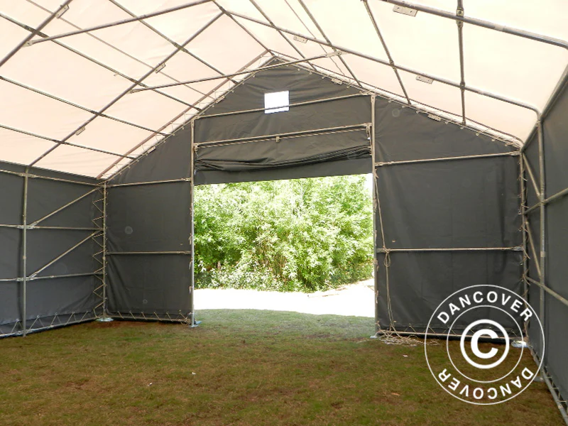 Telthall Titanium 8x9x3x5m, Hvit/Grå - Image 5