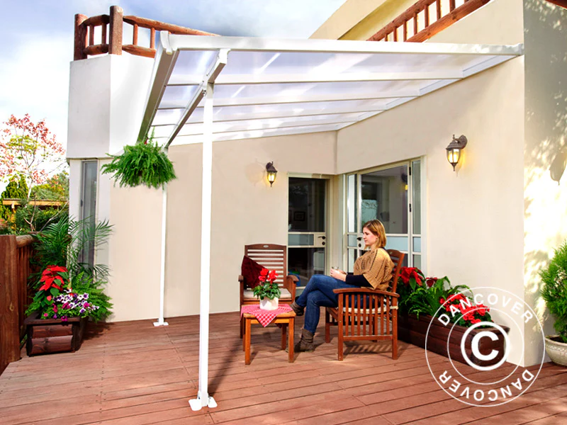 Terrassetak Feria, Palram/Canopia, 3x3,05m, Hvit - Image 5