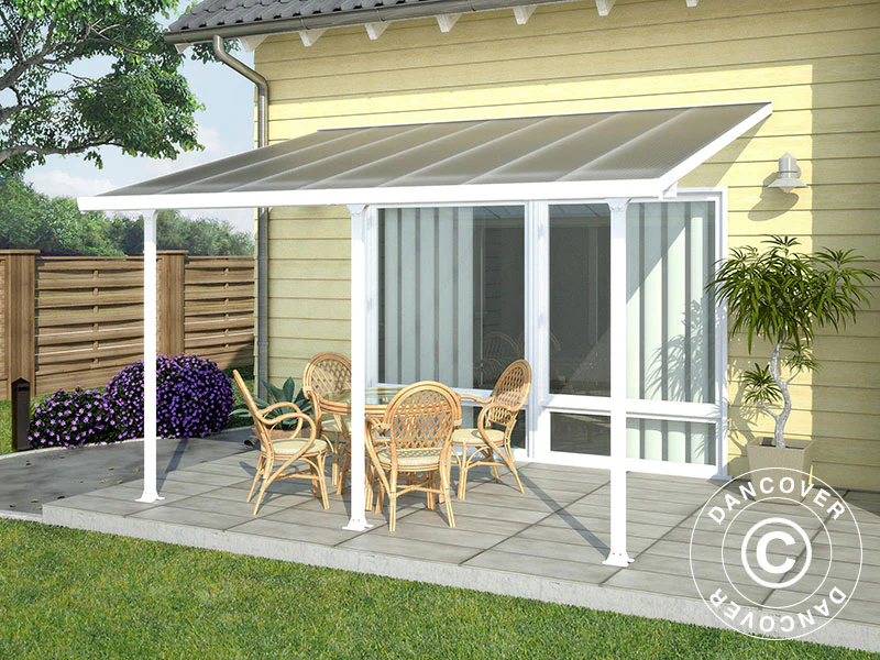 Terrassetak Feria, Palram/Canopia, 3x4,25m, Hvit - Image 3