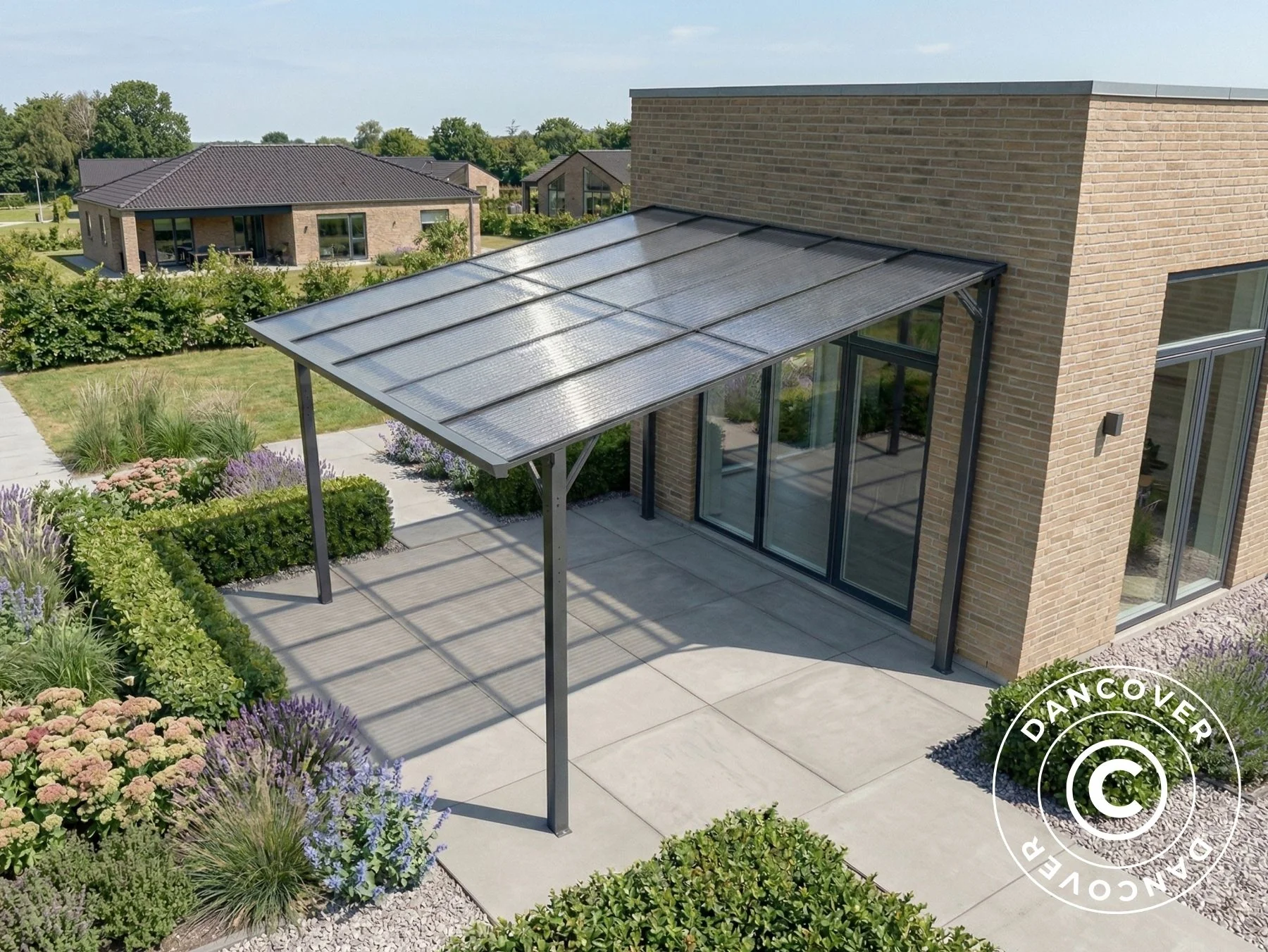 Terrassetak Sacramento 3,03x2,99m, 9,05m2, Antrasitt - Image 2