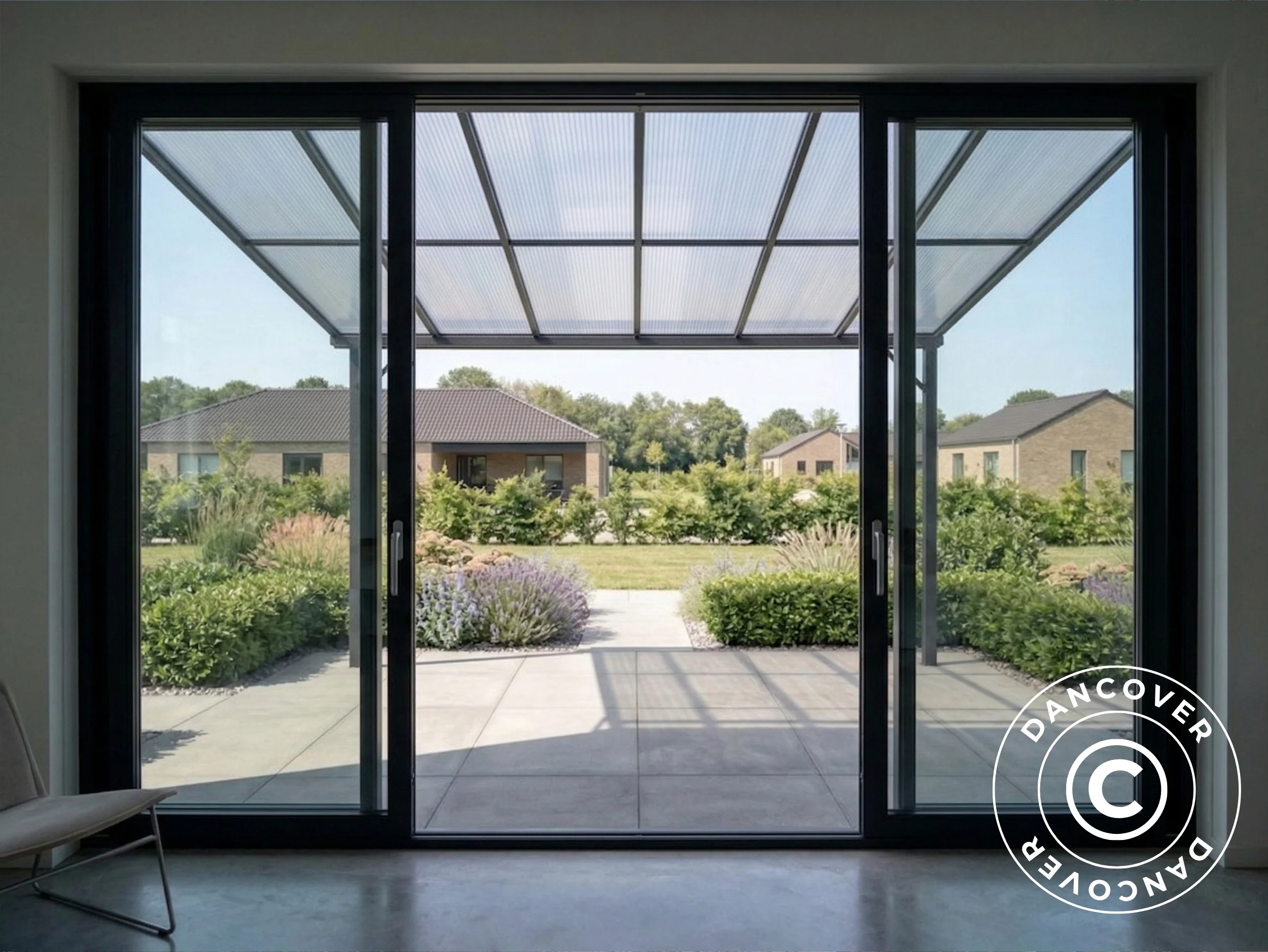 Terrassetak Sacramento 3,03x2,99m, 9,05m2, Antrasitt - Image 3