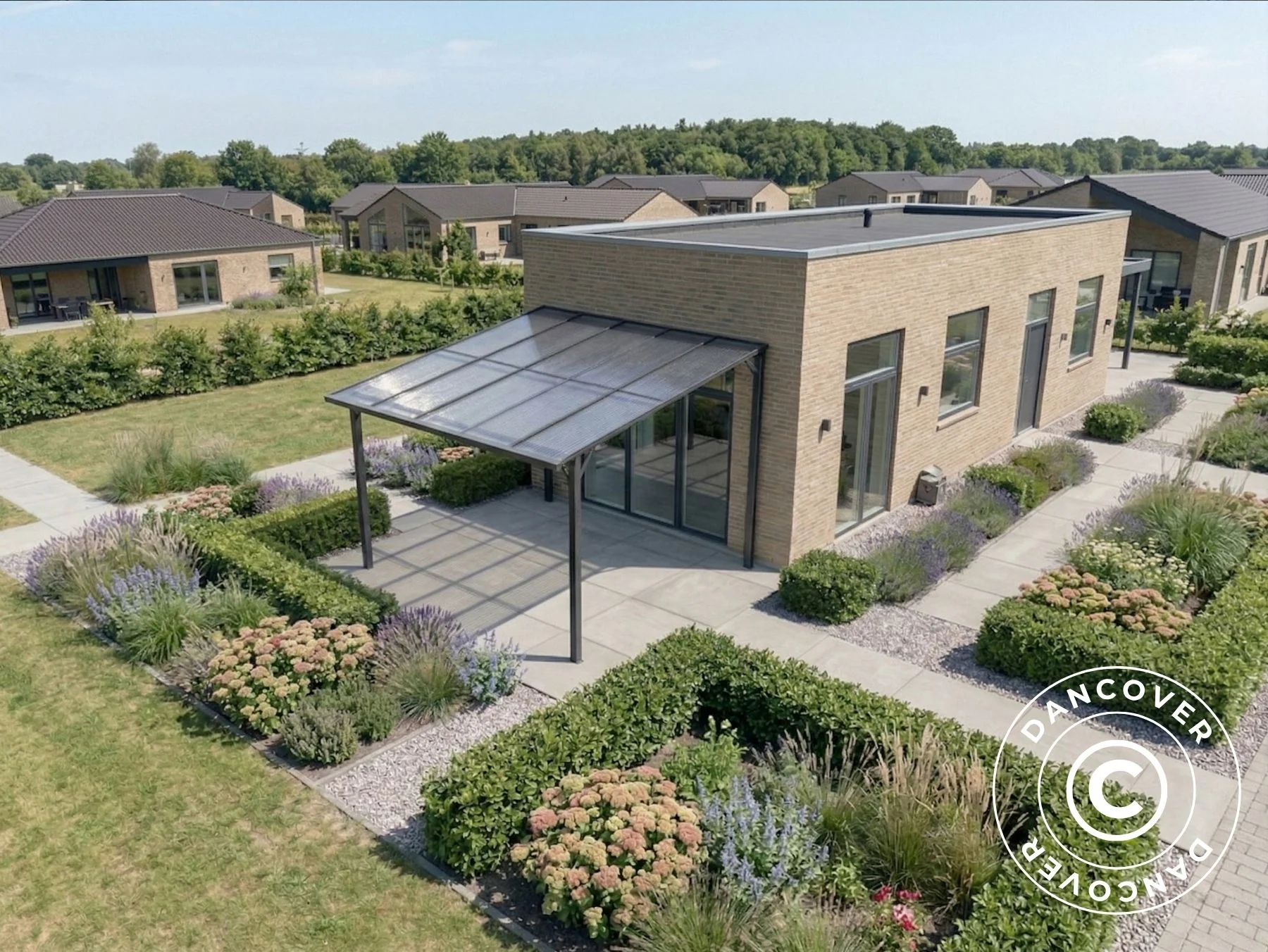 Terrassetak Sacramento 3,03x2,99m, 9,05m2, Antrasitt - Image 4