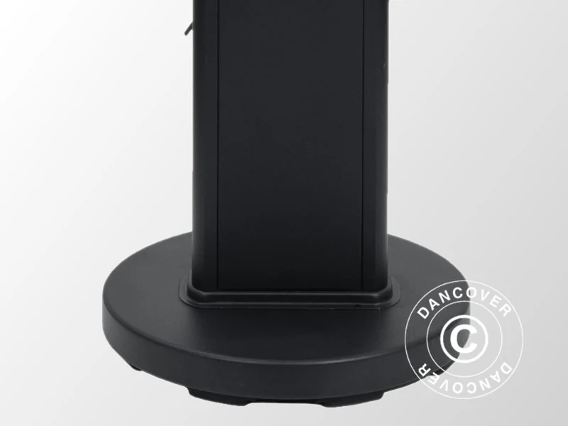 Terrassevarmer Q-Tower 2000 RCD m/fjernkontroll, 2000W, Svart - Image 5