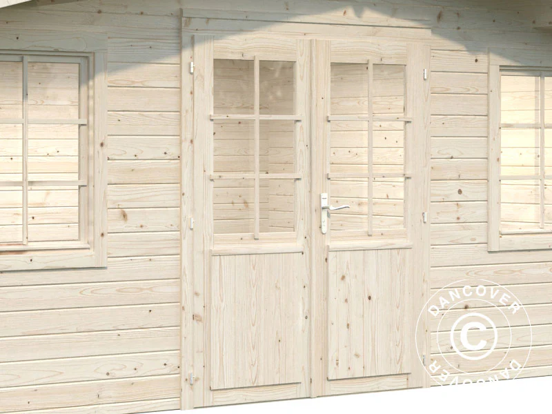 Trehytte, 5,04x3,8x2,45m, 17m², Naturlig - Image 3
