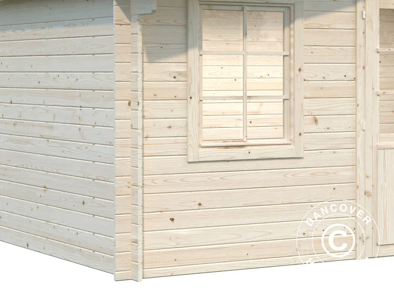 Trehytte, 5,04x3,8x2,45m, 17m², Naturlig - Image 4