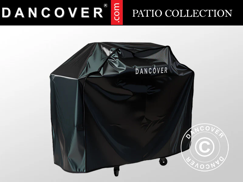Trekk til Dancover gassgrill, 53x146x112cm, Svart