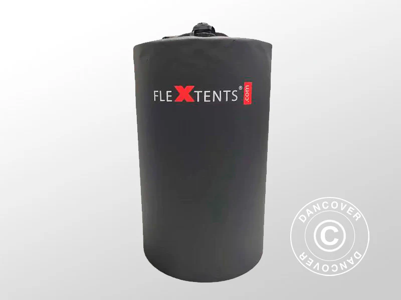 Vannfylt vektpose til FleXtents© quick-up telt, 15l, Svart, 4 stk. - Image 3