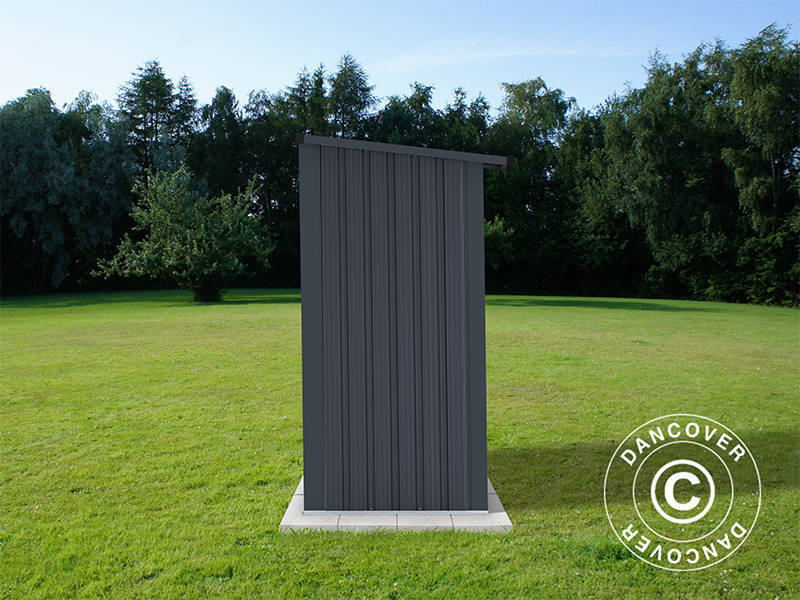 Vedskjul 2,42x0,89x1,56m, 2,15m², ProShed®, Antrasitt - Image 3