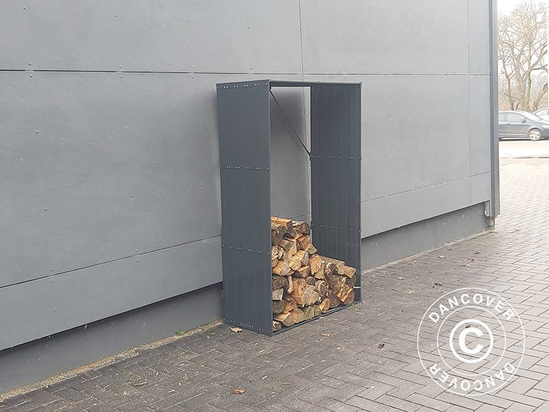 Vedskjul, høybed 1,8x0,5x1,1m ProShed®, 0,9m², Antrasitt - Image 3