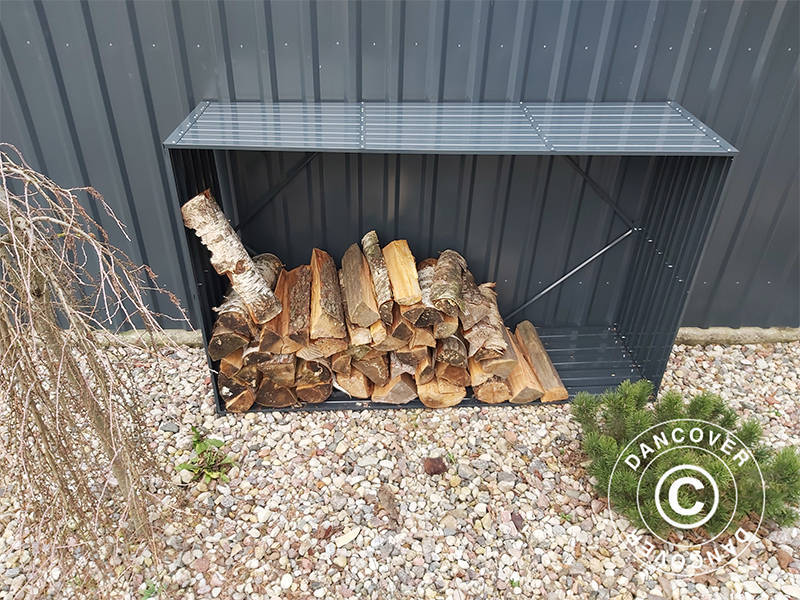 Vedskjul, høybed 1,8x0,5x1,1m ProShed®, 0,9m², Antrasitt - Image 9