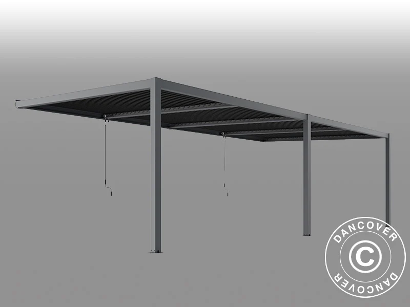 Veggbrakett til paviljong San Pablo Alu+, 3x5,8m og 4x5,8m, Svart, 3 stk. - Image 7